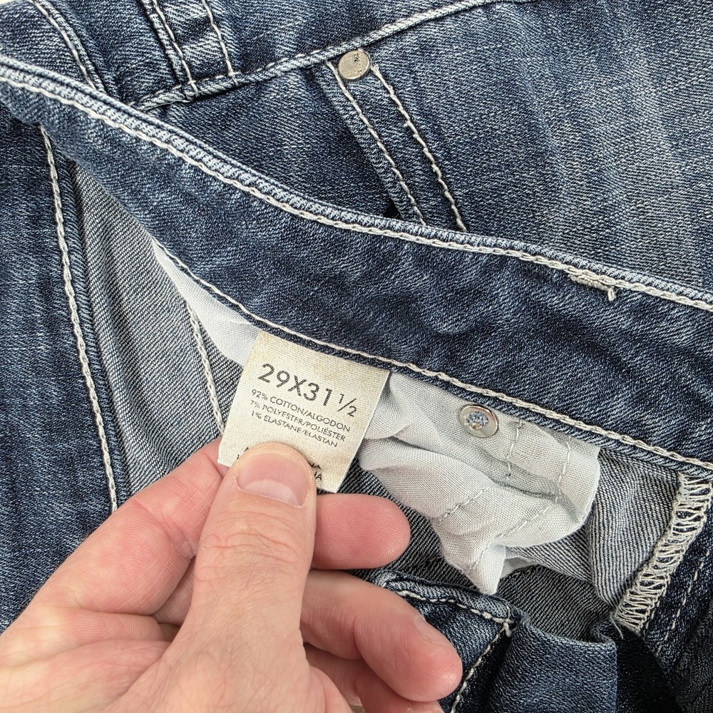 BKE Stella Bootcut Jeans Womens 29 Blue Denim Mid Rise Stretch - Picture 8 of 12